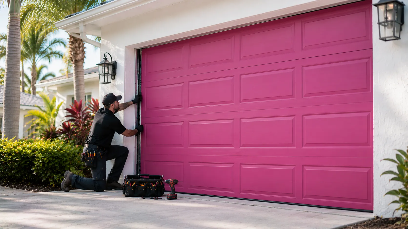 Tell us what’s wrong - Vernon Hills garage door service