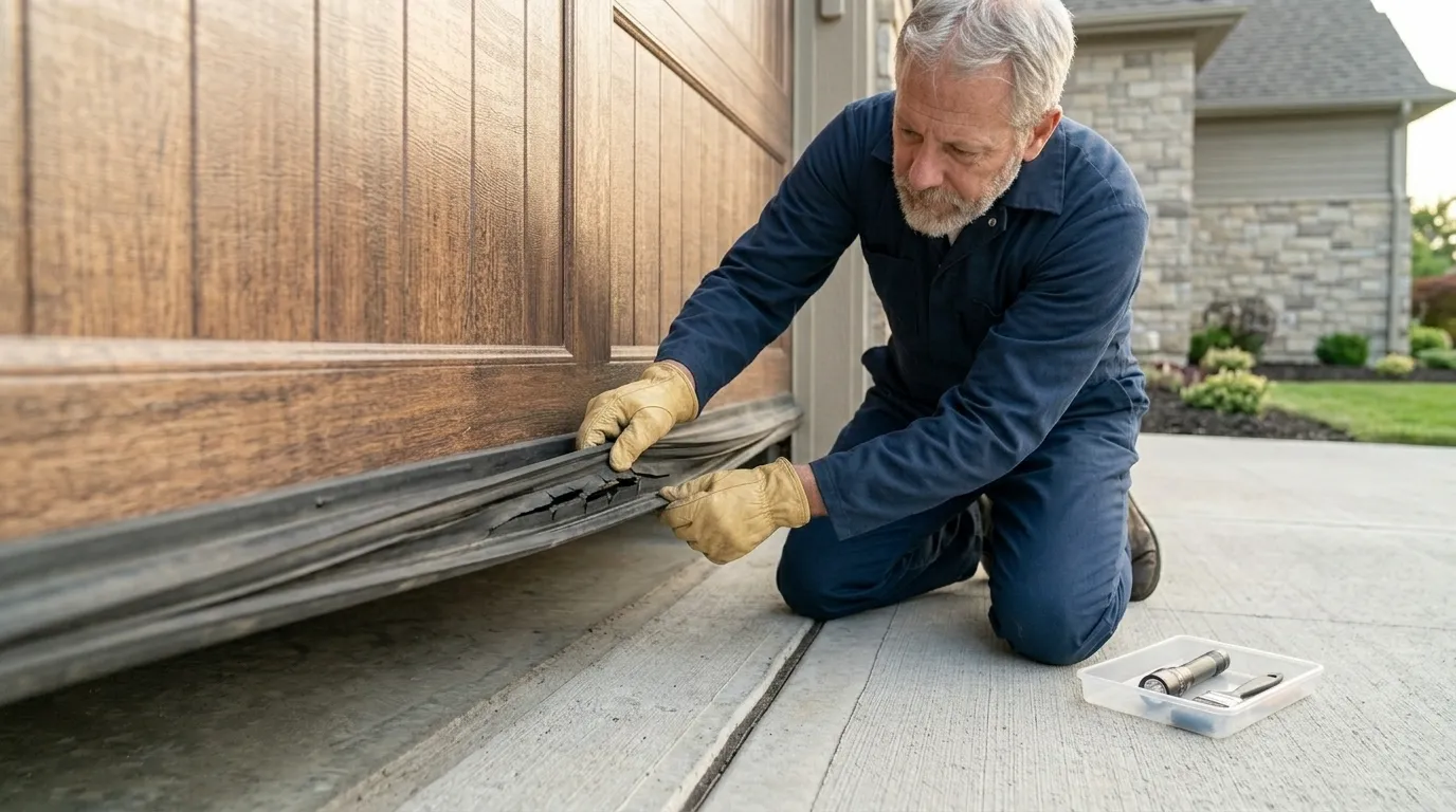 Roll-up steel garage door