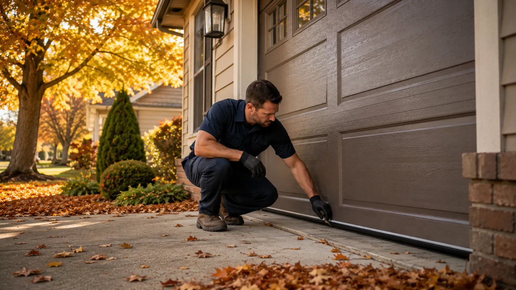 Roll-up steel garage door