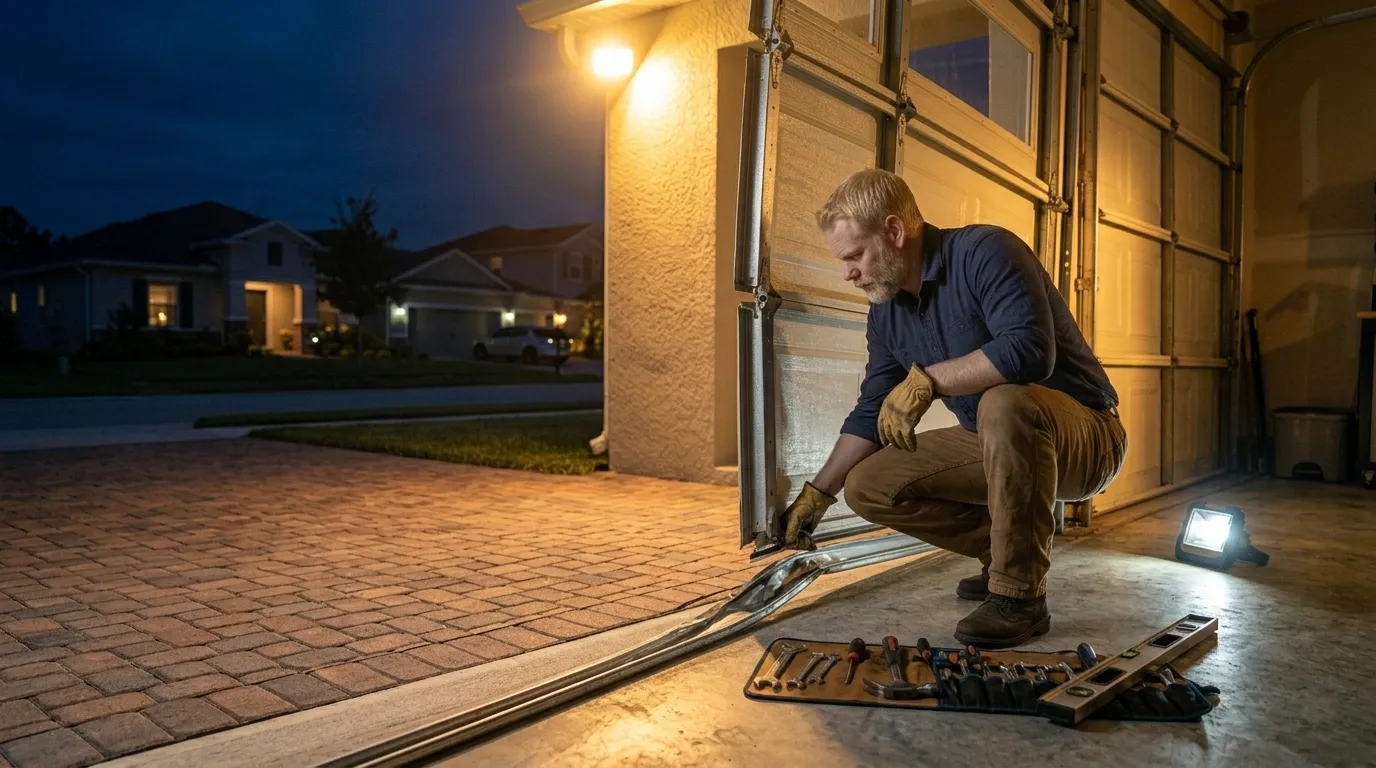 Repaired & tested - Vernon Hills garage door service