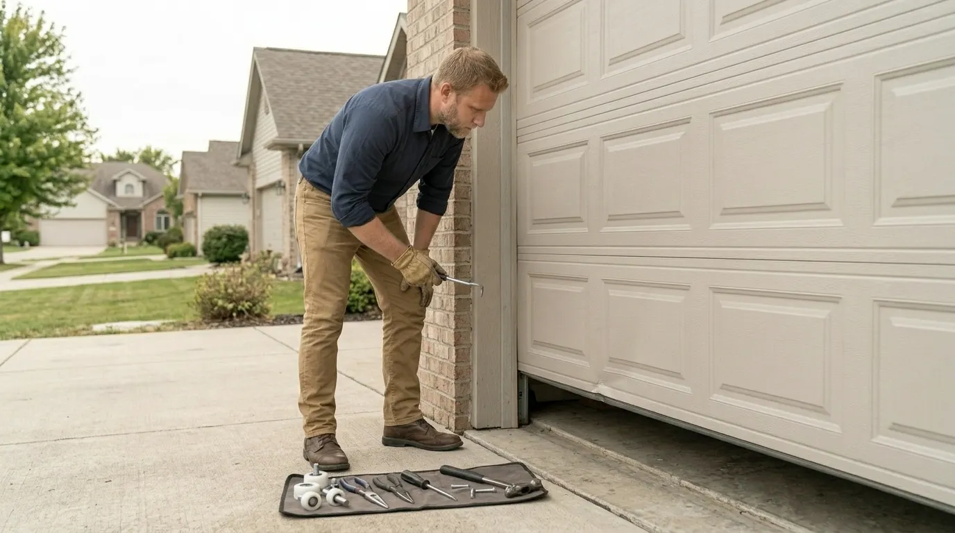 Repaired & tested - Vernon Hills garage door service