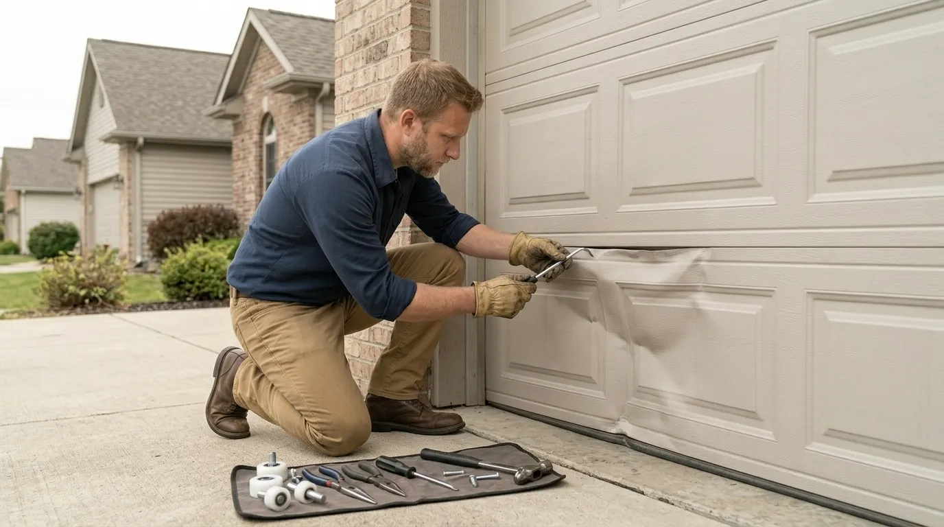 Repaired & tested - Vernon Hills garage door service
