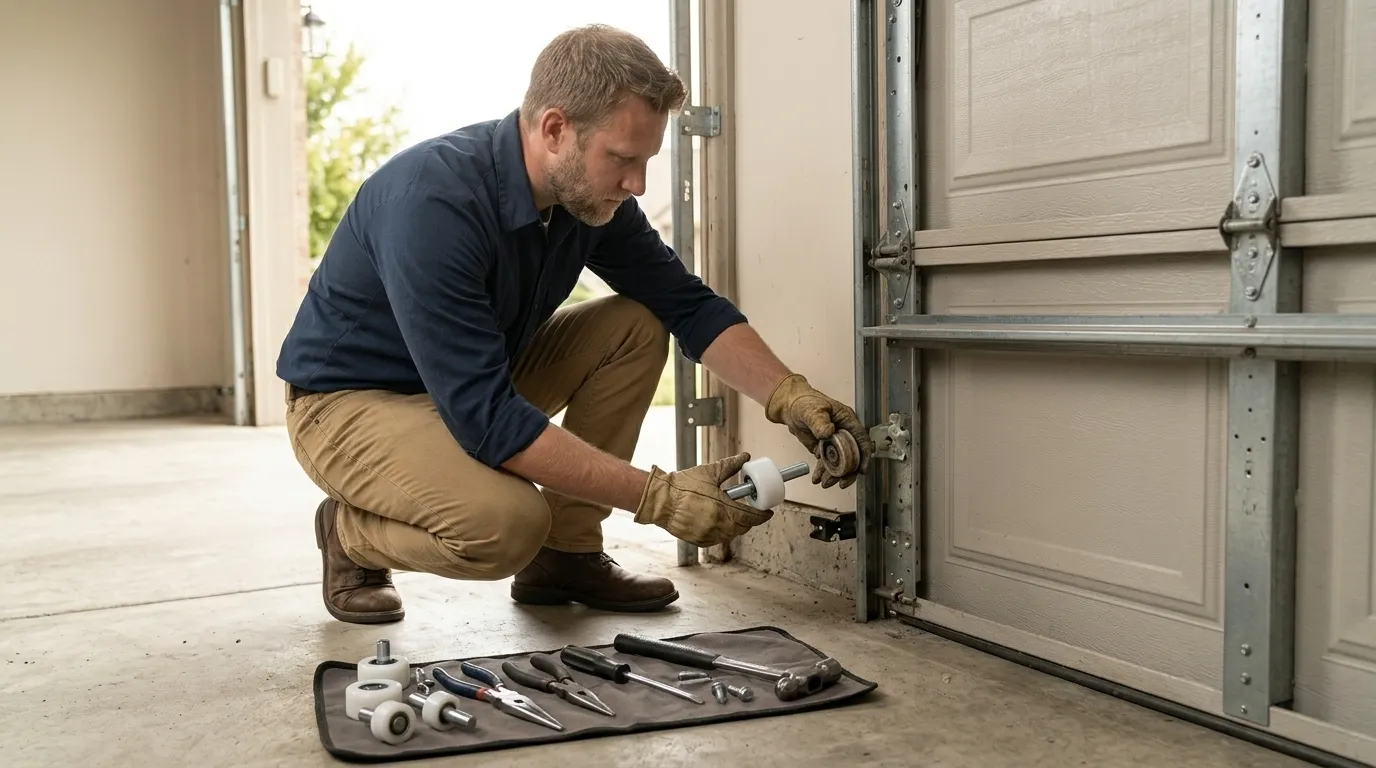 Repaired & tested - Vernon Hills garage door service
