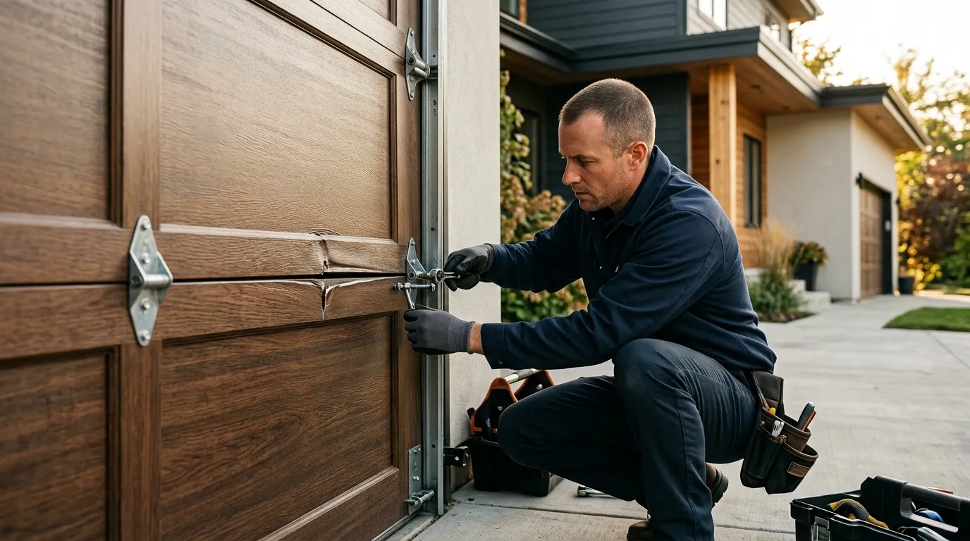 Repaired & tested - Vernon Hills garage door service