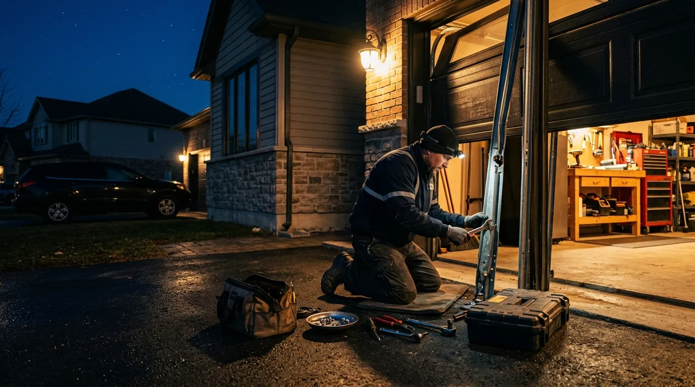 Repaired & tested - Vernon Hills garage door service