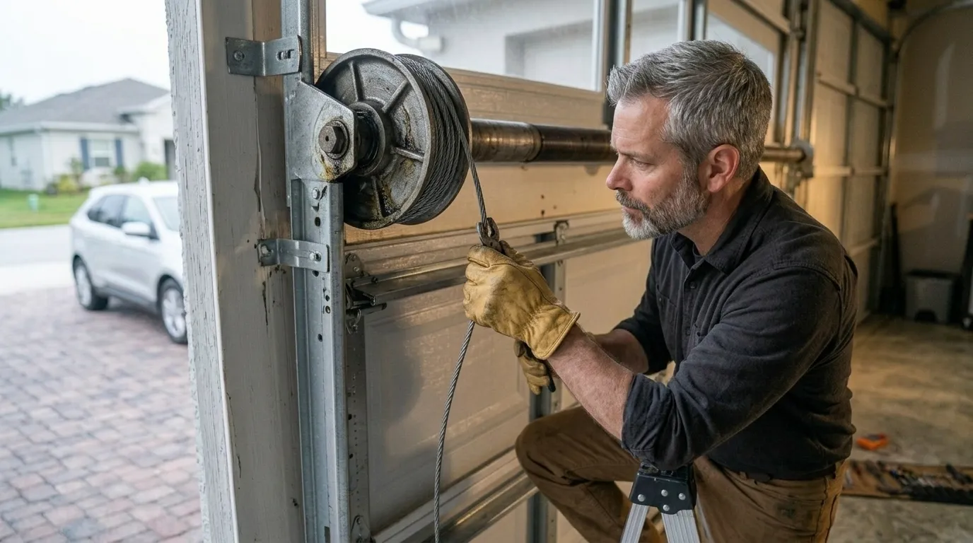 Repaired & tested - Vernon Hills garage door service