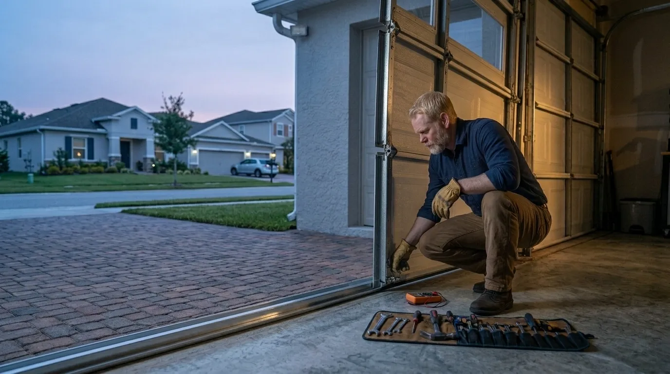 Repaired & tested - Vernon Hills garage door service