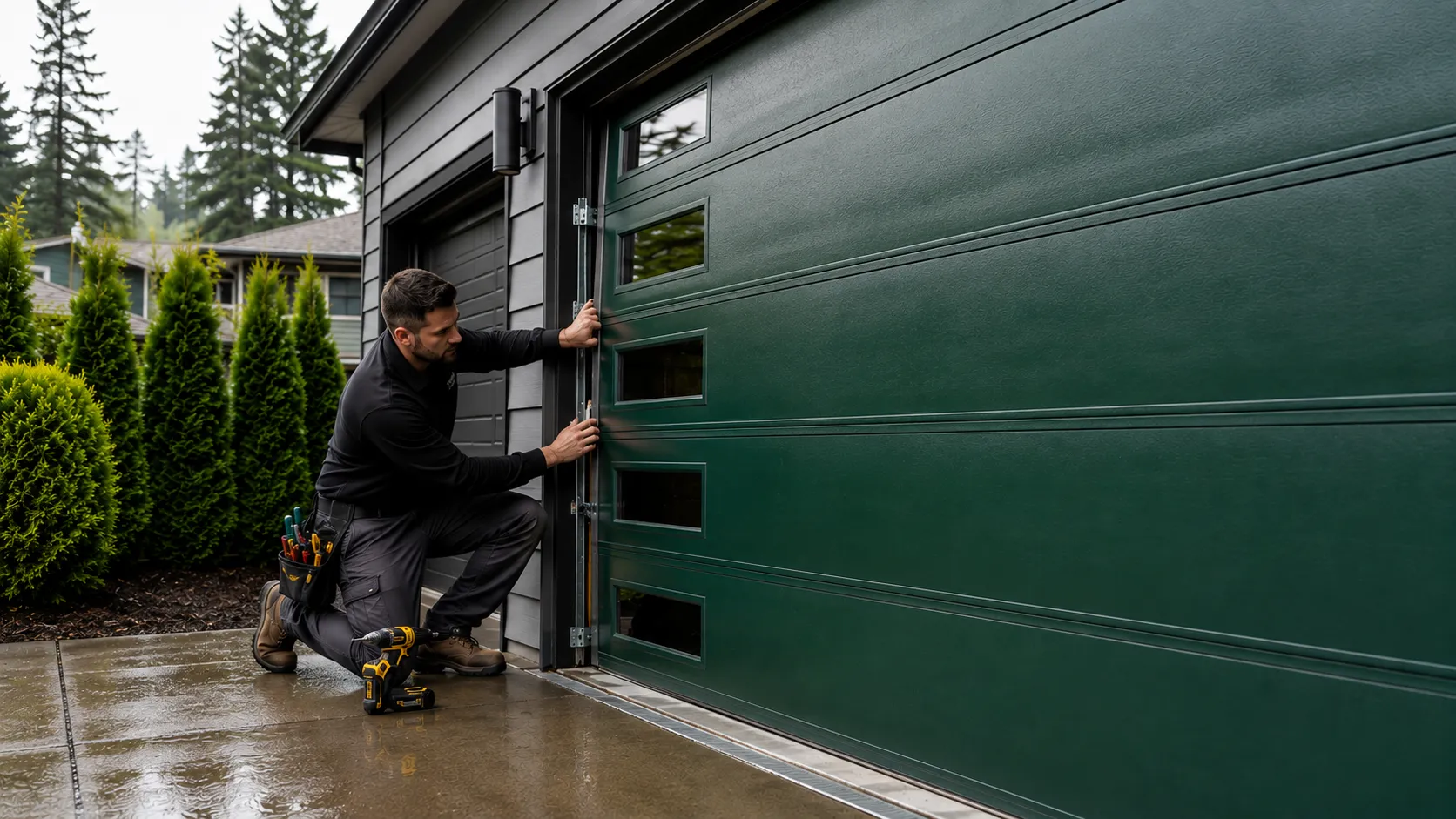 Garage door guides for Vernon Hills homeowners